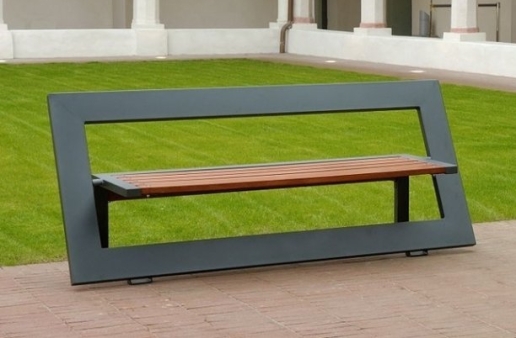 Urban-futuristic-bench-with-metal-back
